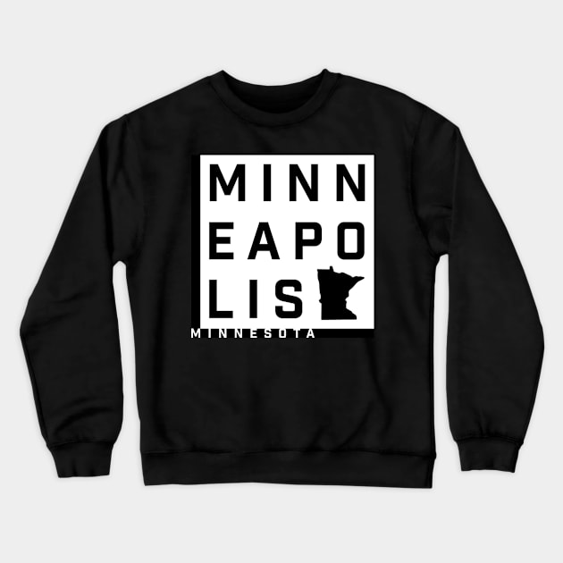 MINNEAPOLIS Minnesota Crewneck Sweatshirt by Josh Wuflestad